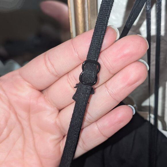 Francesca's Black/White Trim Maxi Dress - Picture 6 of 10